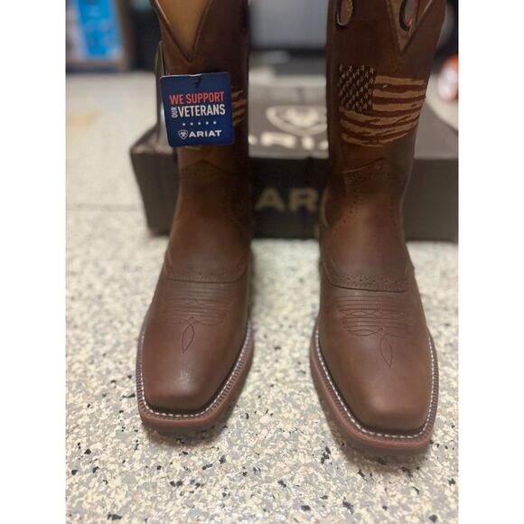 Ariat Roughstock Patriot Boots Size 9.5 main image 4